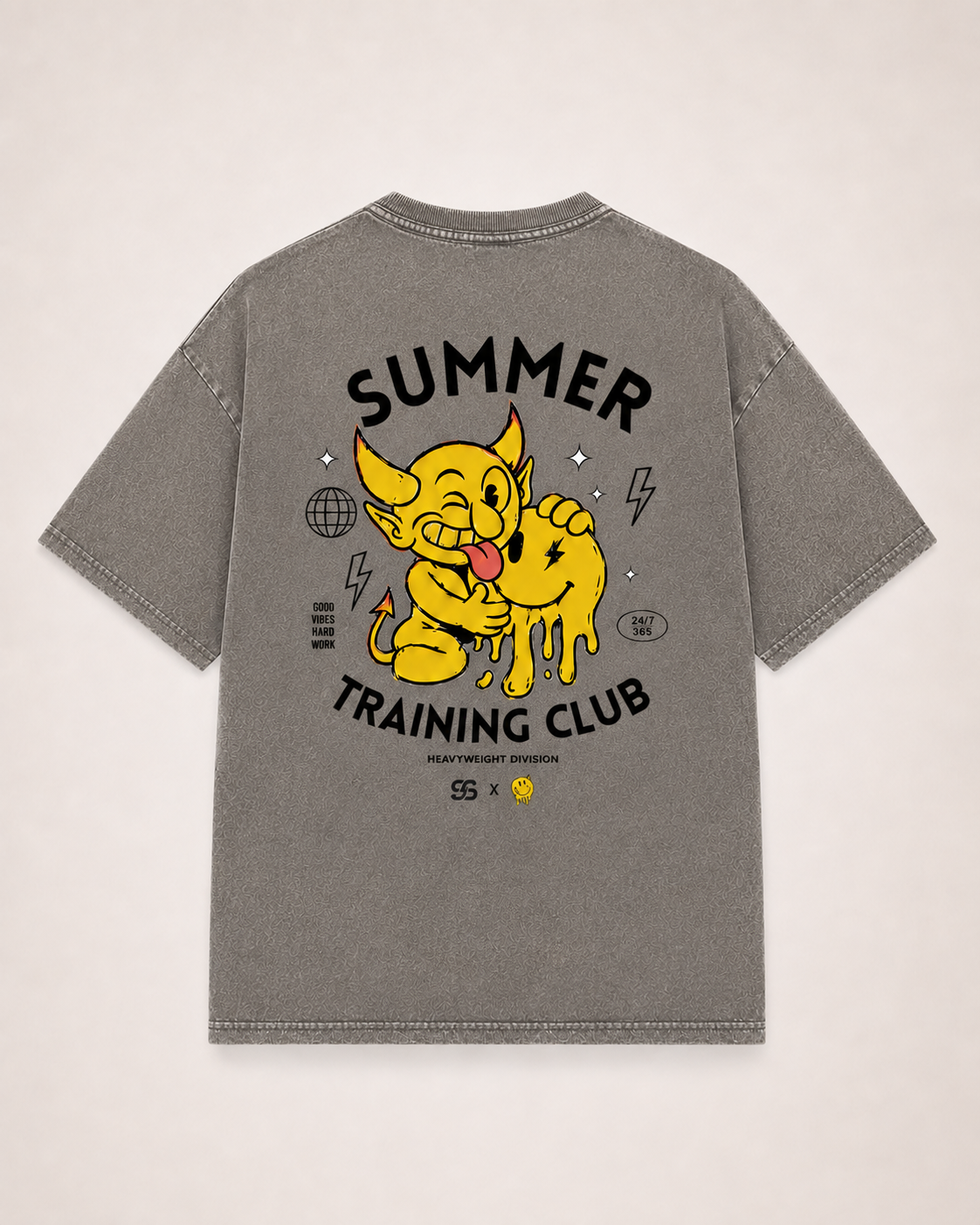 Camiseta Summer Club X BOX 520 Gris
