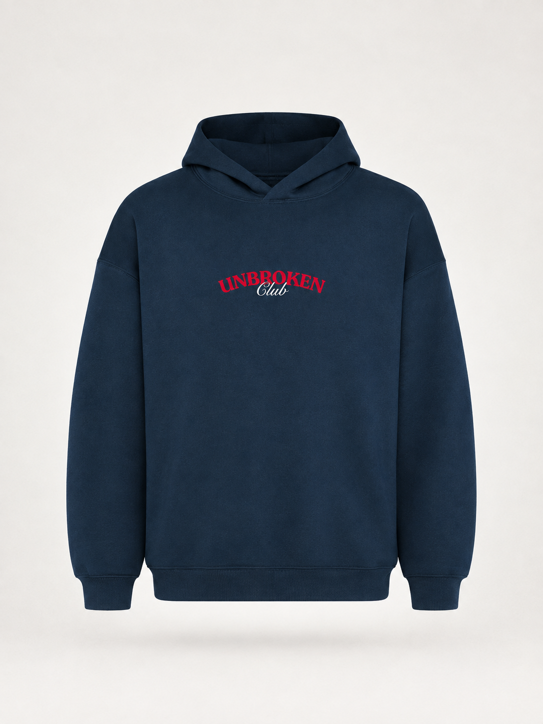 UNBROKEN WORLD HOODIE MARINO